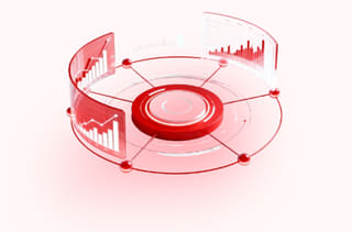Coral Fundics dashboard showing trade performance data and signals